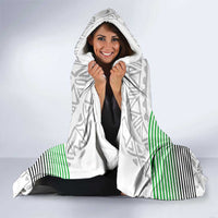 Djibouti Roots Hooded Blanket Urban Streetwear with African Tribal Design & Patriotic Elements