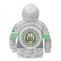 Djibouti Roots Kid Hoodie Urban Streetwear with African Tribal Design & Patriotic Elements