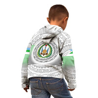 Djibouti Roots Kid Hoodie Urban Streetwear with African Tribal Design & Patriotic Elements