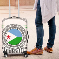 Djibouti Roots Luggage Cover Urban Streetwear with African Tribal Design & Patriotic Elements