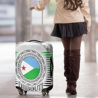 Djibouti Roots Luggage Cover Urban Streetwear with African Tribal Design & Patriotic Elements