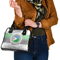 Djibouti Roots Shoulder Handbag Urban Streetwear with African Tribal Design & Patriotic Elements