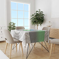 Djibouti Roots Tablecloth Urban Streetwear with African Tribal Design & Patriotic Elements