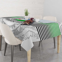 Djibouti Roots Tablecloth Urban Streetwear with African Tribal Design & Patriotic Elements