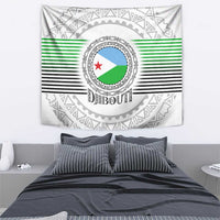 Djibouti Roots Tapestry Urban Streetwear with African Tribal Design & Patriotic Elements
