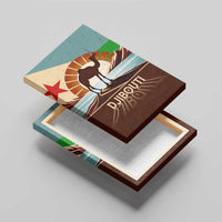 Echoes of Djibouti Canvas Wall Art Where Desert Meets Sea and Heritage Stands Tall