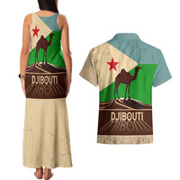 Echoes of Djibouti Couples Matching Tank Maxi Dress and Hawaiian Shirt Where Desert Meets Sea and Heritage Stands Tall