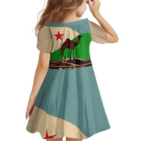 Echoes of Djibouti Family Matching Off Shoulder Maxi Dress and Hawaiian Shirt Where Desert Meets Sea and Heritage Stands Tall