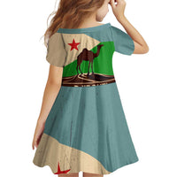 Echoes of Djibouti Family Matching Off Shoulder Short Dress and Hawaiian Shirt Where Desert Meets Sea and Heritage Stands Tall