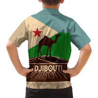 Echoes of Djibouti Family Matching Puletasi and Hawaiian Shirt Where Desert Meets Sea and Heritage Stands Tall