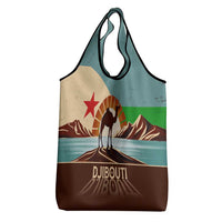 Echoes of Djibouti Grocery Bag Where Desert Meets Sea and Heritage Stands Tall