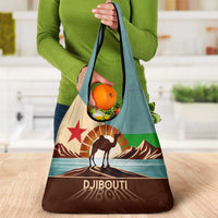 Echoes of Djibouti Grocery Bag Where Desert Meets Sea and Heritage Stands Tall