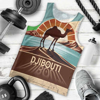 Echoes of Djibouti Men Tank Top Where Desert Meets Sea and Heritage Stands Tall