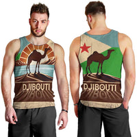 Echoes of Djibouti Men Tank Top Where Desert Meets Sea and Heritage Stands Tall