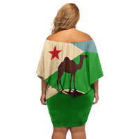 Echoes of Djibouti Off Shoulder Short Dress Where Desert Meets Sea and Heritage Stands Tall