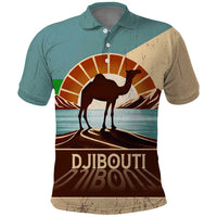 Echoes of Djibouti Polo Shirt Where Desert Meets Sea and Heritage Stands Tall