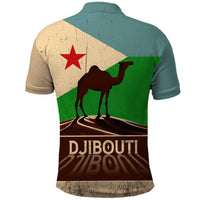 Echoes of Djibouti Polo Shirt Where Desert Meets Sea and Heritage Stands Tall