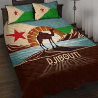 Echoes of Djibouti Quilt Bed Set Where Desert Meets Sea and Heritage Stands Tall