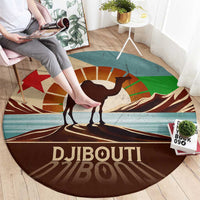 Echoes of Djibouti Round Carpet Where Desert Meets Sea and Heritage Stands Tall
