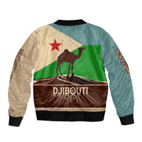 Echoes of Djibouti Sleeve Zip Bomber Jacket Where Desert Meets Sea and Heritage Stands Tall