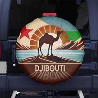Echoes of Djibouti Spare Tire Cover Where Desert Meets Sea and Heritage Stands Tall