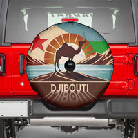 Echoes of Djibouti Spare Tire Cover Where Desert Meets Sea and Heritage Stands Tall