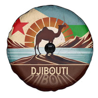 Echoes of Djibouti Spare Tire Cover Where Desert Meets Sea and Heritage Stands Tall
