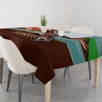 Echoes of Djibouti Tablecloth Where Desert Meets Sea and Heritage Stands Tall