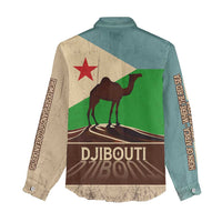 Echoes of Djibouti Women Casual Shirt Where Desert Meets Sea and Heritage Stands Tall