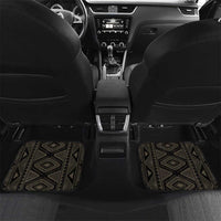 Djibouti Desert Landscape Tadjoura Car Mats with Camel Riders and Tribal Pattern Design