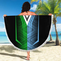 Djibouti Fusion Beach Blanket Tribal Geometry Meets National Colors and Red Star Boldness