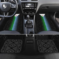 Djibouti Fusion Car Mats Tribal Geometry Meets National Colors and Red Star Boldness