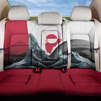 Greenland Whale Back Car Seat Cover with Arctic Waves and Where the Ice Meets the Sky Text Design