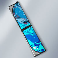 Prince Hall Freemasonry Auto Sun Shade Compasses Masonic Art - Urban Graffiti Style