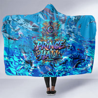 Prince Hall Freemasonry Hooded Blanket Compasses Masonic Art - Urban Graffiti Style