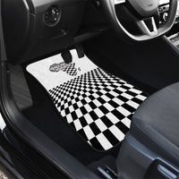Prince Hall Affiliated Freemasonry Car Mats Classic Masonic Pillars Boaz Jachin Checkerboard Africa Map
