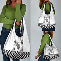 Prince Hall Affiliated Freemasonry Grocery Bag Classic Masonic Pillars Boaz Jachin Checkerboard Africa Map