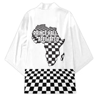 Prince Hall Affiliated Freemasonry Kimono Classic Masonic Pillars Boaz Jachin Checkerboard Africa Map