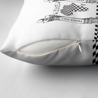 Prince Hall Affiliated Freemasonry Pillow Cover Classic Masonic Pillars Boaz Jachin Checkerboard Africa Map