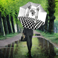 Prince Hall Affiliated Freemasonry Umbrella Classic Masonic Pillars Boaz Jachin Checkerboard Africa Map