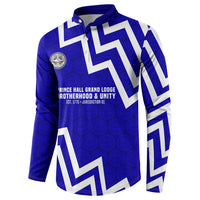 Prince Hall Grand Lodge Button Sweatshirt Founder Portrait Geometric Brotherhood