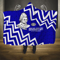 Prince Hall Grand Lodge Hooded Blanket Founder Portrait Geometric Brotherhood