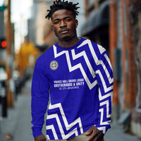 Prince Hall Grand Lodge Long Sleeve Shirt Founder Portrait Geometric Brotherhood