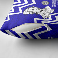 Prince Hall Grand Lodge Pillow Cover Founder Portrait Geometric Brotherhood