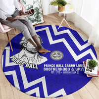 Prince Hall Grand Lodge Round Carpet Founder Portrait Geometric Brotherhood