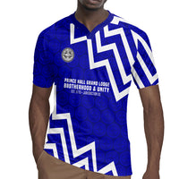 Prince Hall Grand Lodge Rugby Jersey Founder Portrait Geometric Brotherhood