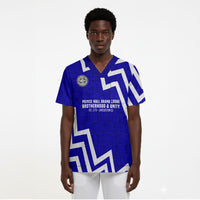 Prince Hall Grand Lodge Scrub Top Founder Portrait Geometric Brotherhood