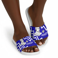 Prince Hall Grand Lodge Slide Sandals Founder Portrait Geometric Brotherhood