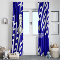 Prince Hall Grand Lodge Window Curtain Founder Portrait Geometric Brotherhood