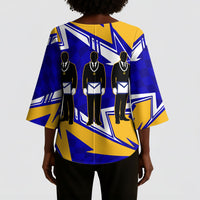 Prince Hall Freemasonry Kimono Sleeve Blouse Square and Compasses Masonic Brothers